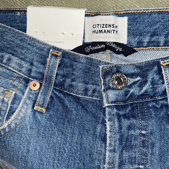 Citizens of Humanity Jeans - Emery Long Mid Rise Relaxed Straight- Size 24 - Picture 4 of 6